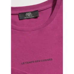 Le Temps des CerisesTee-Shirt fille CATIGI rose en coton