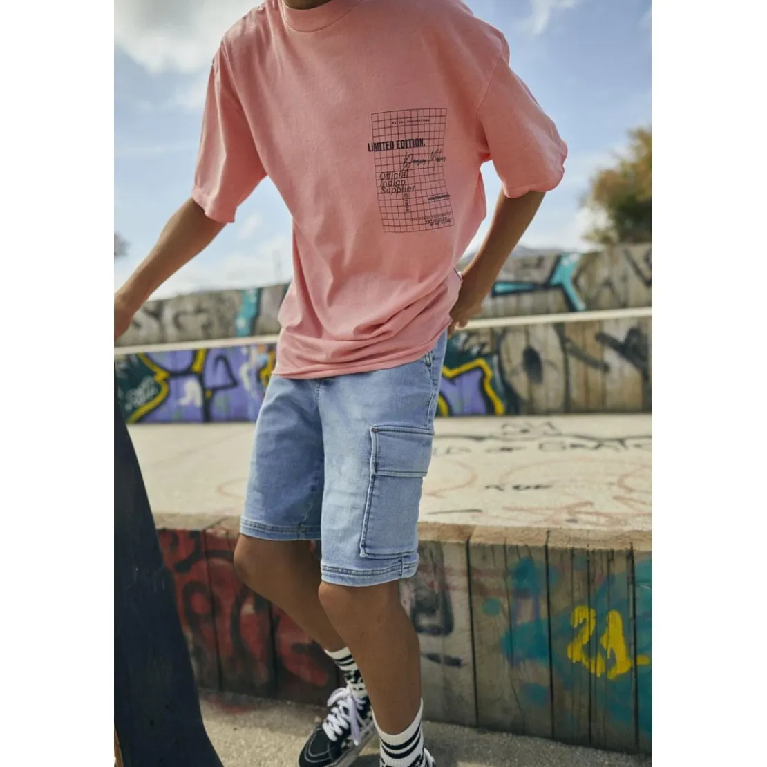 Le Temps des CerisesTee-shirt garçon HYACIBO saumon