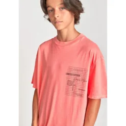 Le Temps des CerisesTee-shirt garçon HYACIBO saumon