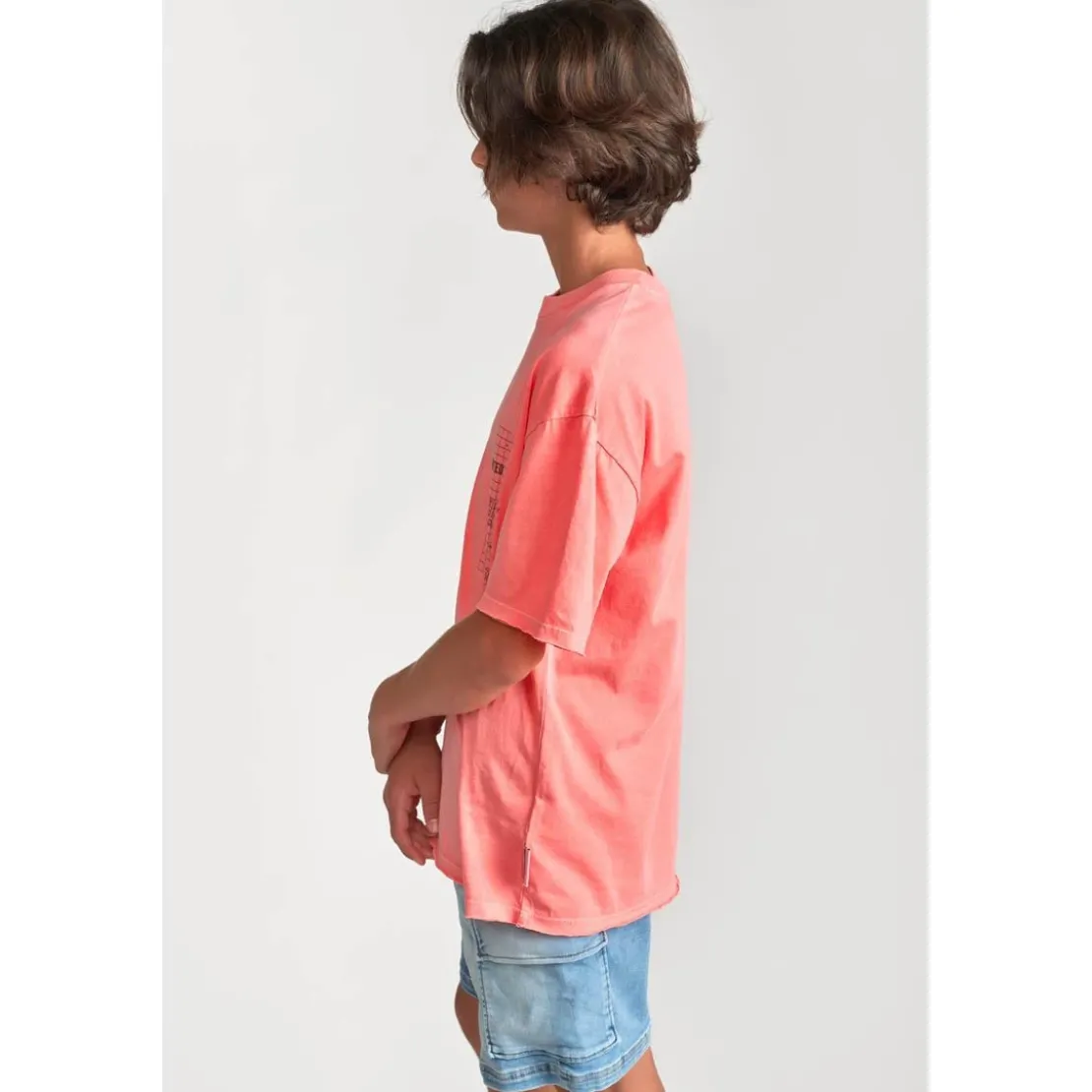 Le Temps des CerisesTee-shirt garçon HYACIBO saumon