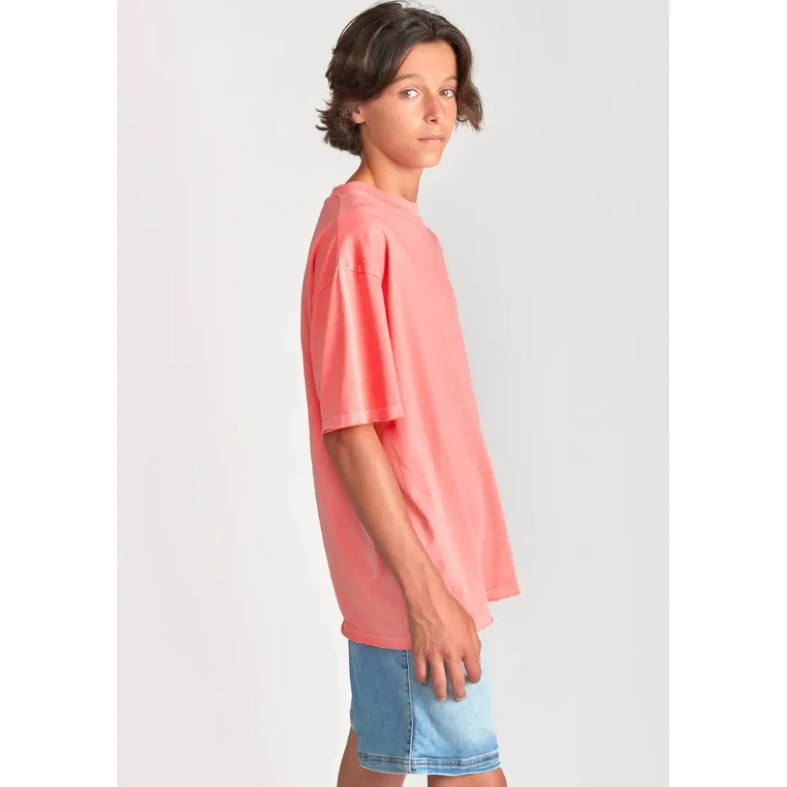Le Temps des CerisesTee-shirt garçon HYACIBO saumon