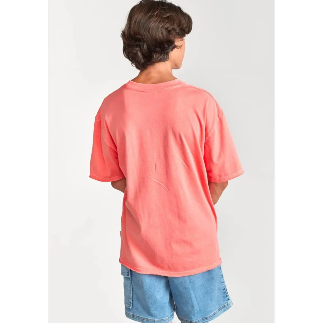 Le Temps des CerisesTee-shirt garçon HYACIBO saumon