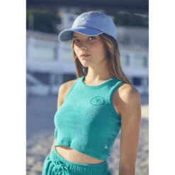 Le Temps des CerisesTee-Shirt fille BIALAGI bleu en coton