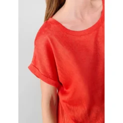 Le Temps des CerisesTee-Shirt PATRUL orange en viscose Ida