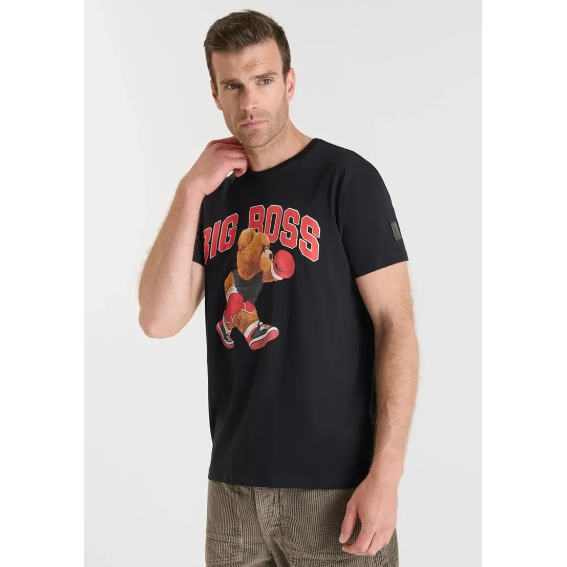 Le Temps des CerisesTee-Shirt BISHOP noir Xavi