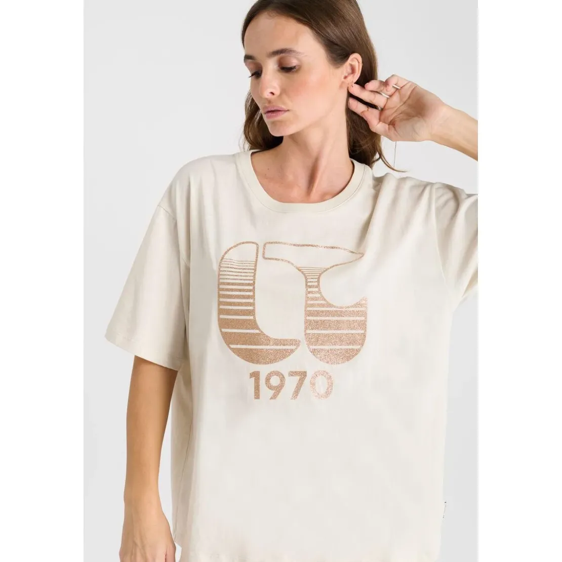Le Temps des CerisesTee-Shirt LYNETTE blanc Nina