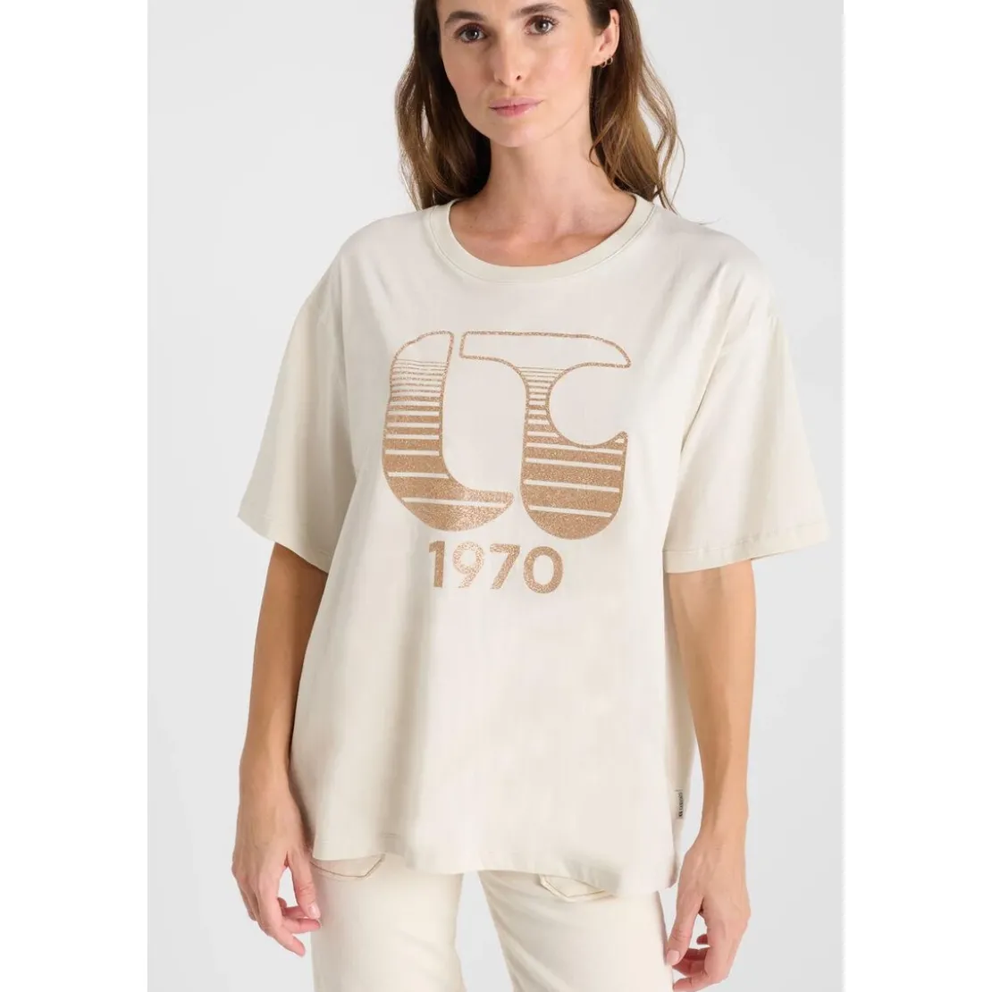 Le Temps des CerisesTee-Shirt LYNETTE blanc Nina