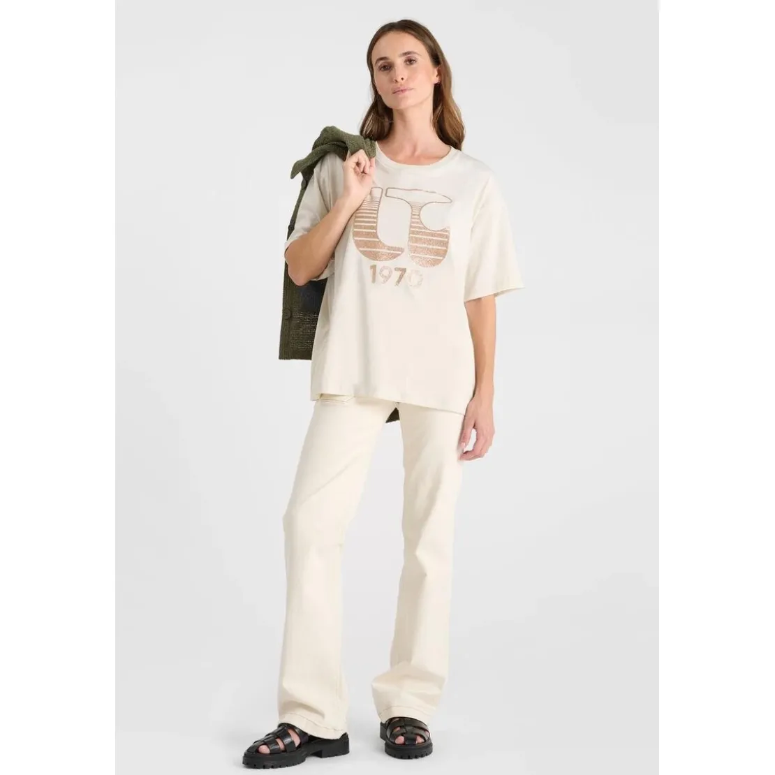 Le Temps des CerisesTee-Shirt LYNETTE blanc Nina