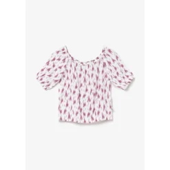 Le Temps des CerisesTop fille JILOGI rose en viscose