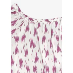 Le Temps des CerisesTop fille JILOGI rose en viscose