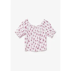 Le Temps des CerisesTop fille JILOGI rose en viscose