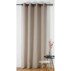 LinderVoilage oeillet Chambray Gris