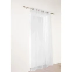 LinderVoilage Oeillet voile plein jour blanc