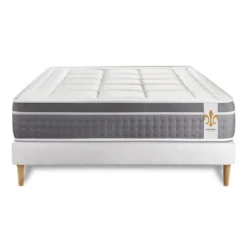LITIER DELUXEEnsemble Le Trente sommier Blanc