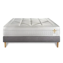 LITIER DELUXEEnsemble Le Vingt-Huit sommier Gris