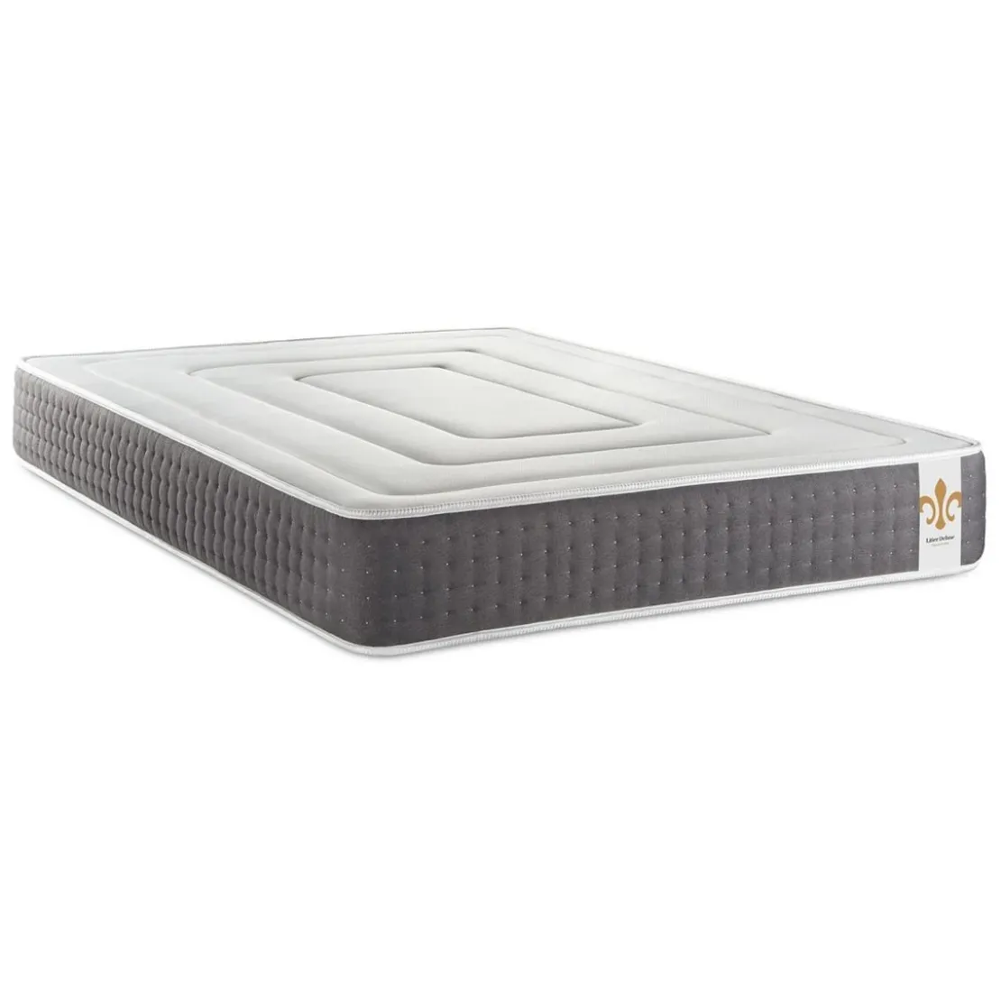 LITIER DELUXEEnsemble Le Vingt-Six sommier Blanc