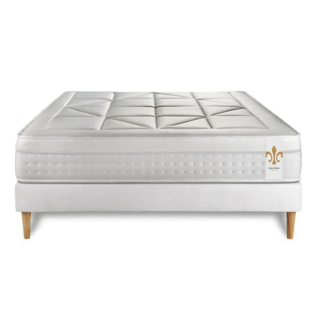 LITIER DELUXEEnsemble Le Vingt-Huit sommier Blanc