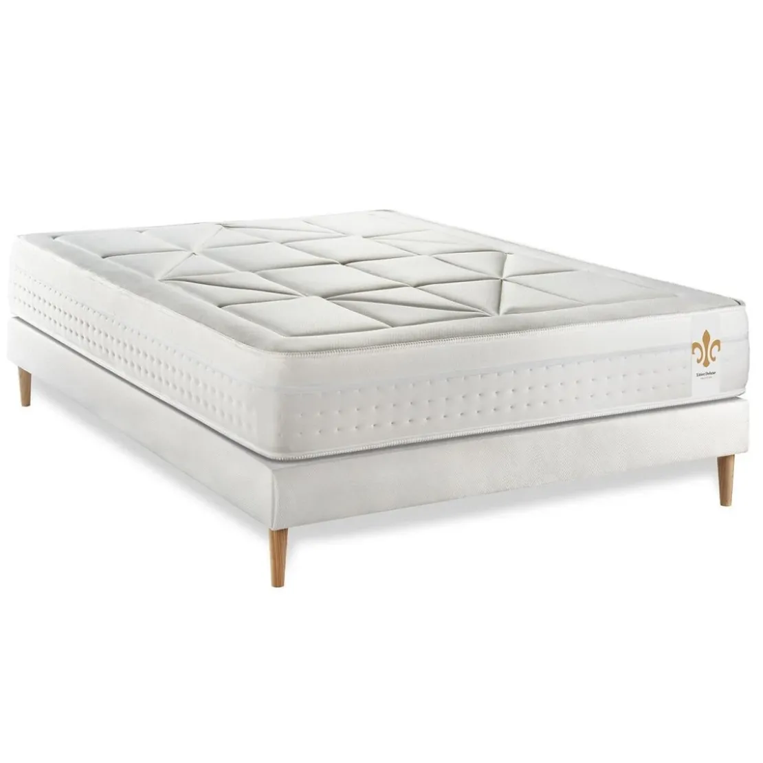 LITIER DELUXEEnsemble Le Vingt-Huit sommier Blanc