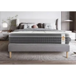 LITIER DELUXEEnsemble Trente sommier Kit Gris