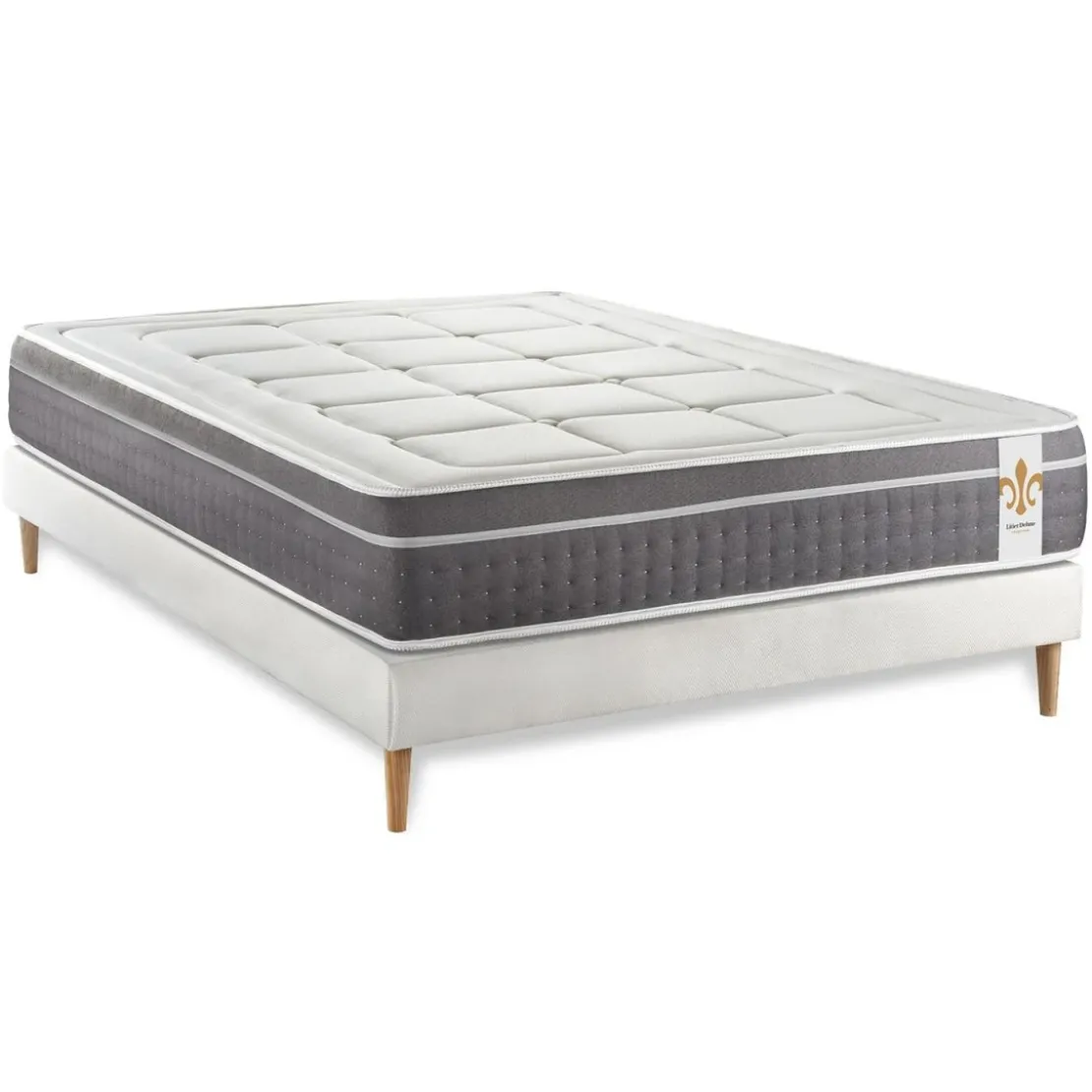 LITIER DELUXEEnsemble Trente sommier Kit Blanc