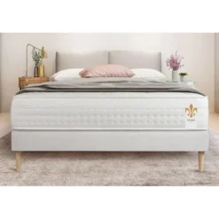 LITIER DELUXEEnsemble Vingt-Huit sommier Kit Blanc
