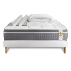 LITIER DELUXEPack Le Trente sommier Blanc