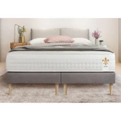 LITIER DELUXEPack Le Vingt-Huit double sommiers Gris