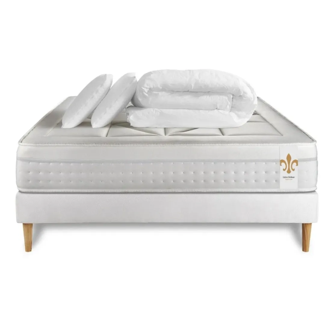 LITIER DELUXEPack Le Vingt-Huit sommier Blanc