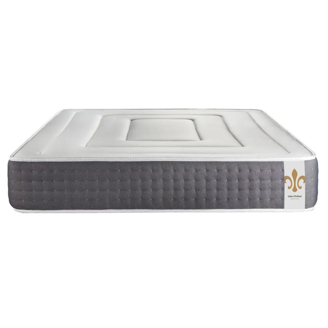 LITIER DELUXEPack Le Vingt-Six double sommiers Gris