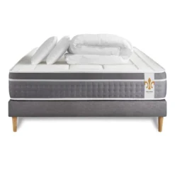 LITIER DELUXEPack Trente sommier Kit Gris