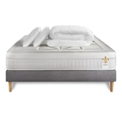 LITIER DELUXEPack Vingt-Huit sommier Kit Gris