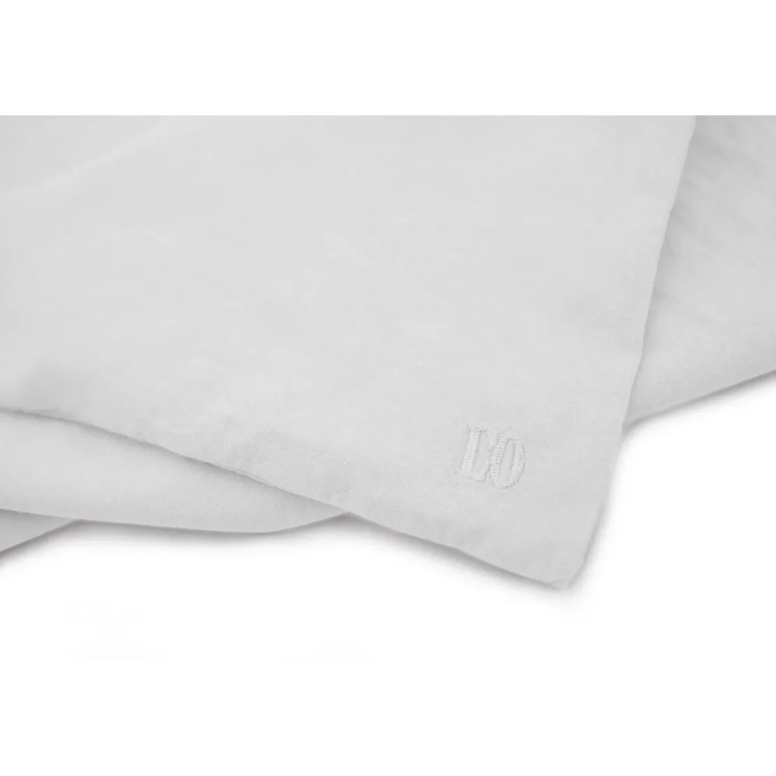 L'Officiel InteriorsLes basiques - Housse de couette en percale de coton -blanc
