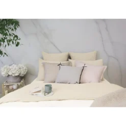 L'Officiel InteriorsLes basiques - Housse de couette en coton -crème