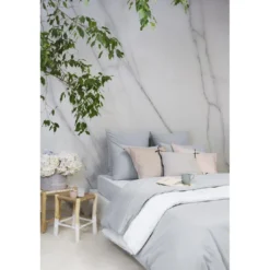 L'Officiel InteriorsLes basiques - Housse de couette en coton -Bleu ciel