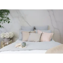 L'Officiel InteriorsLes basiques - Housse de couette en coton -Bleu ciel