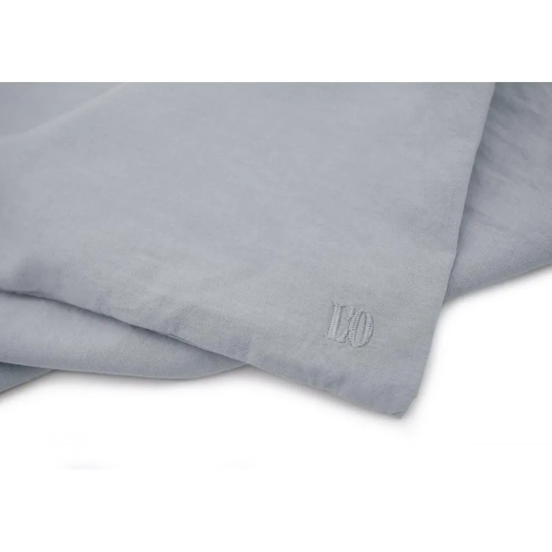 L'Officiel InteriorsLes basiques - Housse de couette en coton -Bleu ciel