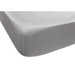 L'Officiel InteriorsLes classiques - Drap-housse en coton - gris perle