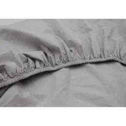 L'Officiel InteriorsLes classiques - Drap-housse en coton - gris perle