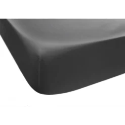 L'Officiel InteriorsLes classiques - Drap-housse en coton - gris foncé
