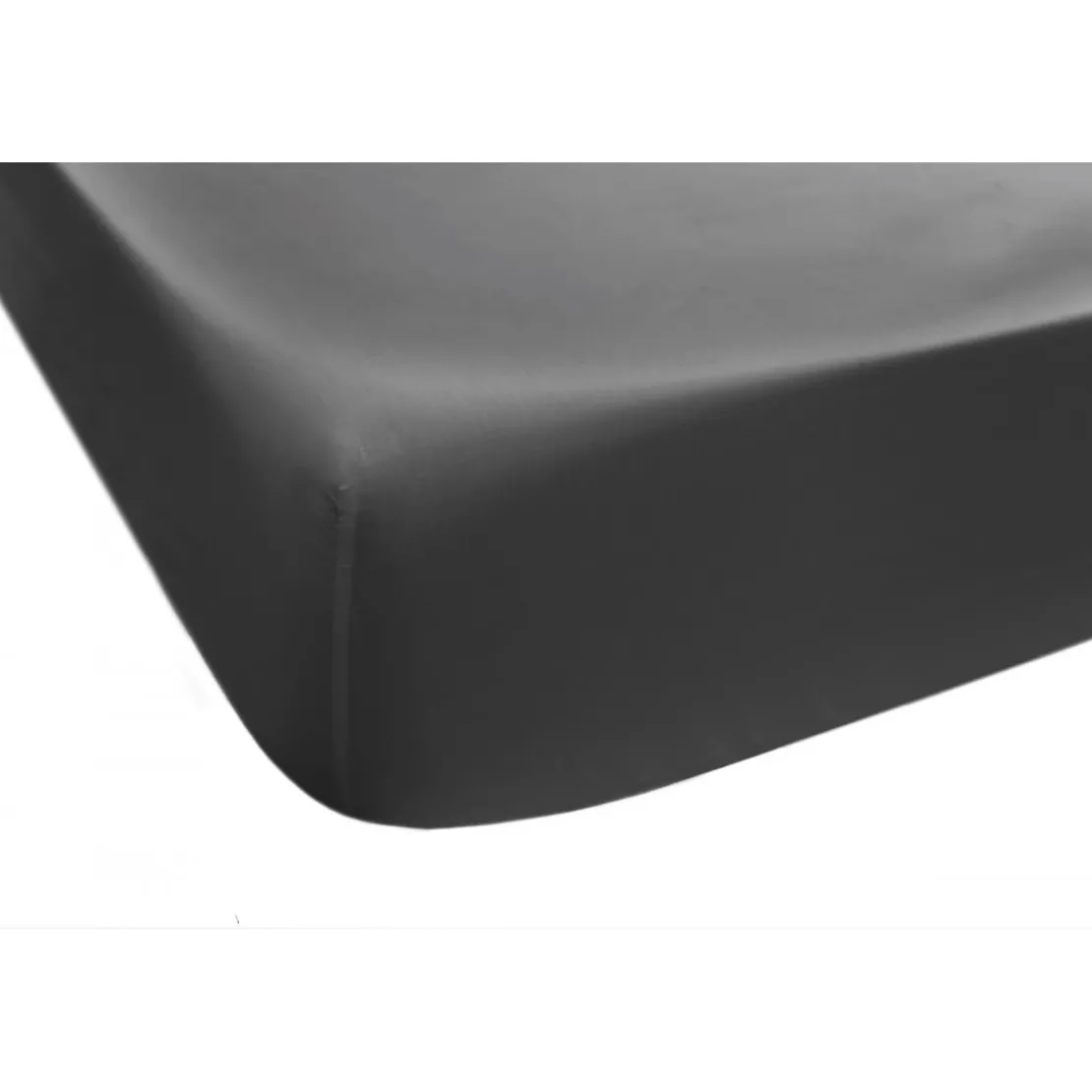 L'Officiel InteriorsLes classiques - Drap-housse en coton - gris foncé