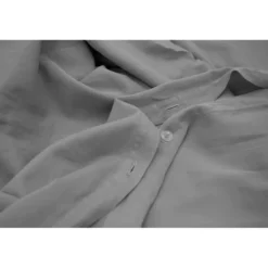 L'Officiel InteriorsLes Prodigieuses - Housse de couette en satin de coton - Gris foncé