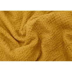 L'Officiel InteriorsPlaid en coton ocre - Les basiques