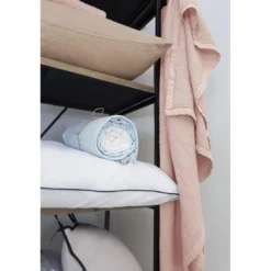 L'Officiel InteriorsPlaid en coton Rose poudré - Les basiques