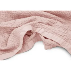 L'Officiel InteriorsPlaid en coton Rose poudré - Les basiques