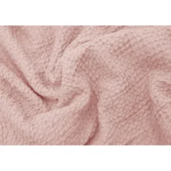 L'Officiel InteriorsPlaid en coton Rose poudré - Les basiques