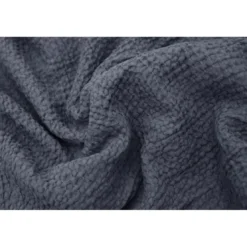 L'Officiel InteriorsPlaid en coton gris foncé - Les basiques