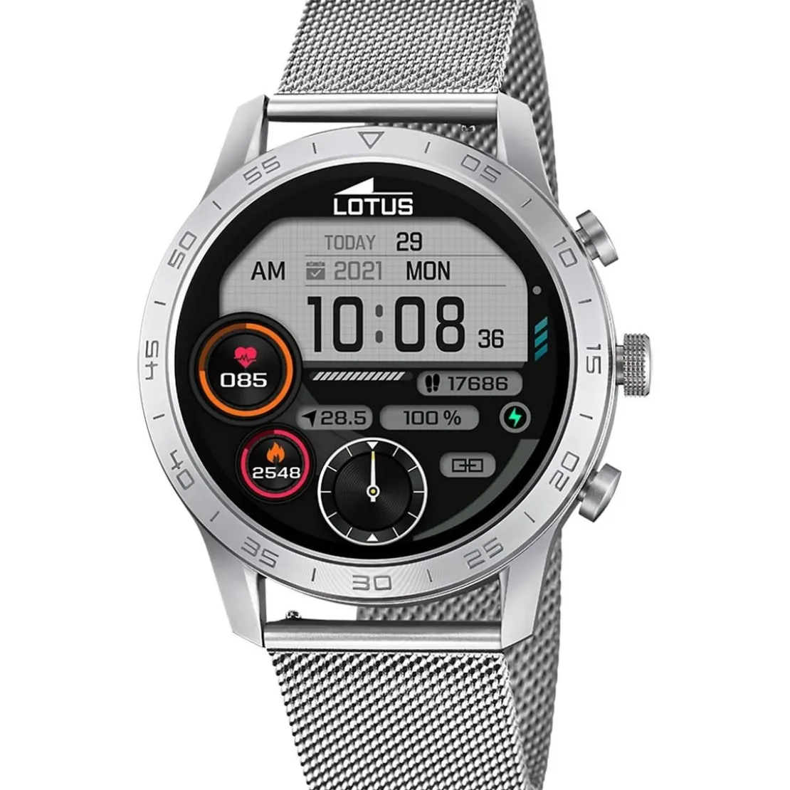 LotusMontre Homme Fonctionnelle Lotus Montres 01-031 SMARTWATCH L50047-1 - BraceletAcier