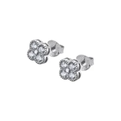 Lotus SilverBoucles d'oreilles Lotus Silver PURE ESSENTIAL LP1612-4-1 - Boucles d'oreilles Trèfle et Zircon Lotus Silver