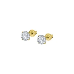 Lotus SilverClous d'oreilles Lotus Silver Essentials LP2005-4-5 Argent doré