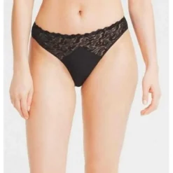 Louisa BracqCulotte Classique brodée semi-transparente - Noire Louisa Bracq- Electric Waves